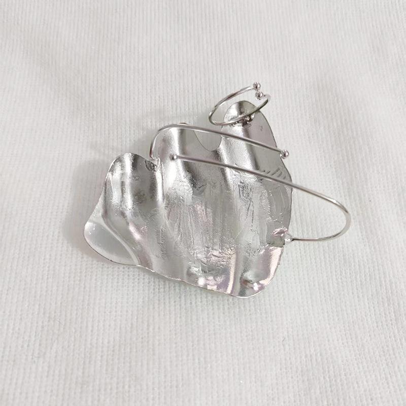 Artistic Irregular Pleated Knuckle Ring Minimalist Niche Design Exquisite Unique Finger Ring