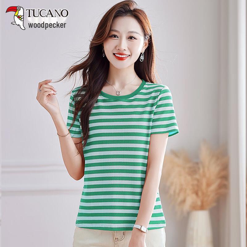 TUCANO Women s 2026 Summer Striped T-shirt 2XL
