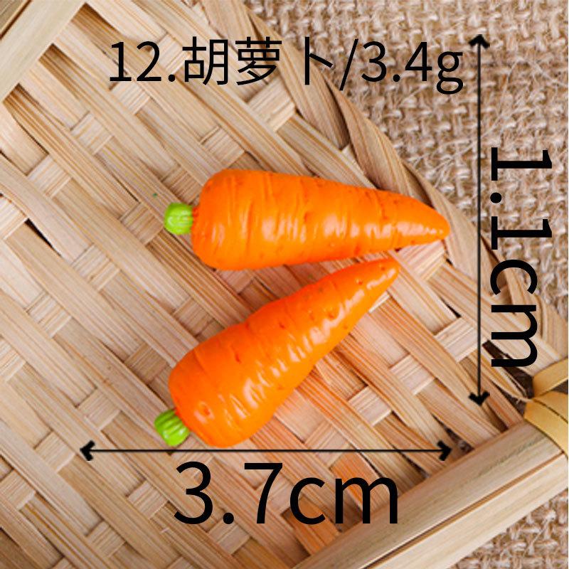 Creative Imitation of Real Food Play Vegetable Doll House Landscape Decoration Accessories Miniatures