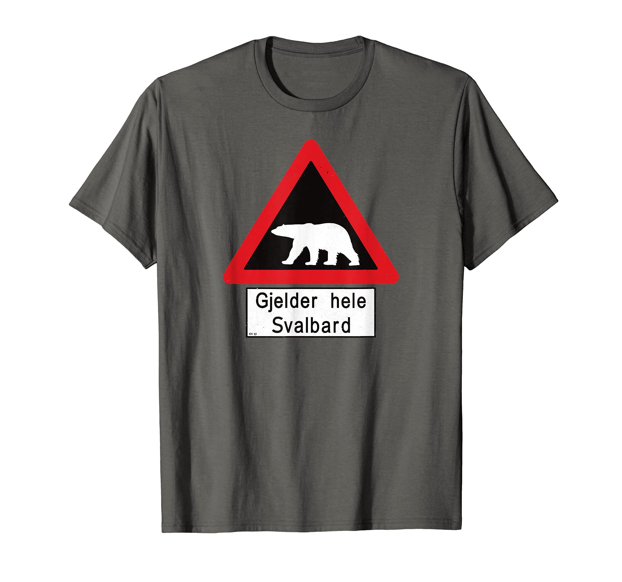 

Svalbard Polar Bear Sign | Gelderheul, Spitsbergen | Norway T-Shirt