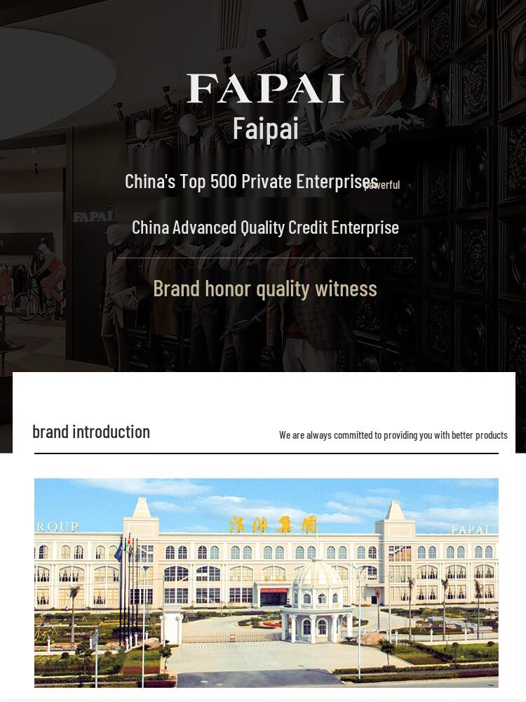 FAPAI Men's Classic Goatskin Leather Jacket