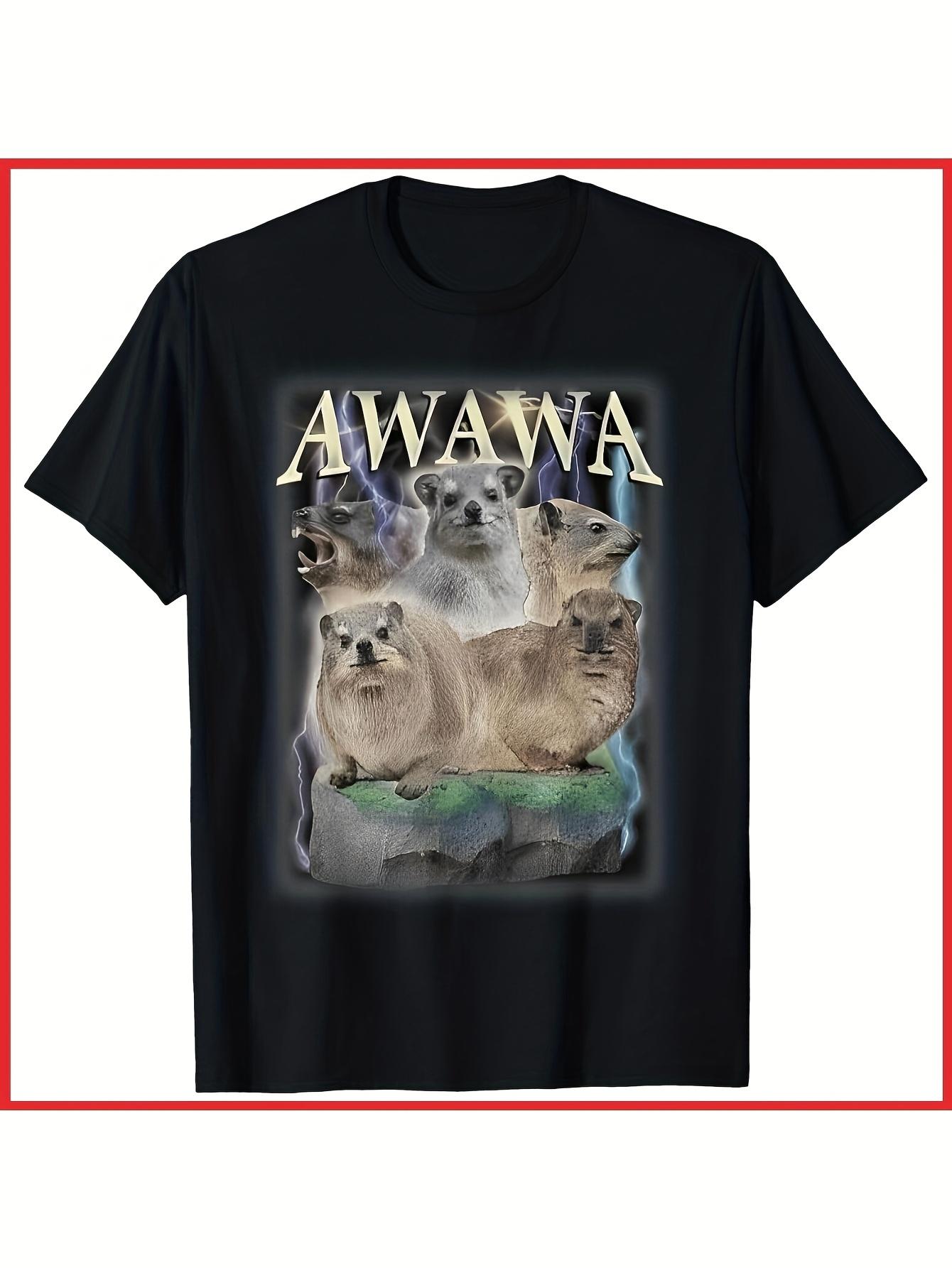 

T-Shirt y2k Awawa Hyrax Oddly Specific Black 3XL