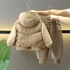 Boys' Winter Suits, Children's Western Style Plus Velvet Thickened Winter Clothes, Baby Waistcoat, Three-piece Trend
