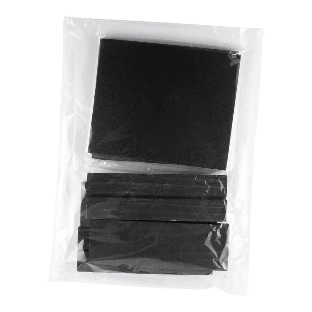 NUOLUX Tabletop Mini Chalkboard Menu Board, Double-Sided, for Restaurant Signs, Message Boards, and Table Numbers, Wooden, Set of 4