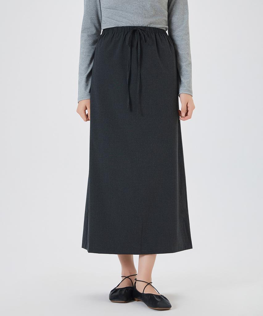 MIXXO Elastic Waist Long Skirt_Miwwhg336B