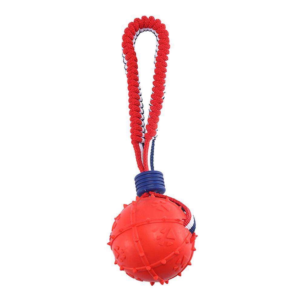 Dog Toy Ball Rubber Chew Toy for Dogs Durable Dog Chew Ball Toy for Chewers Fetch Ball for Medium Small Dogs Embossed Texture