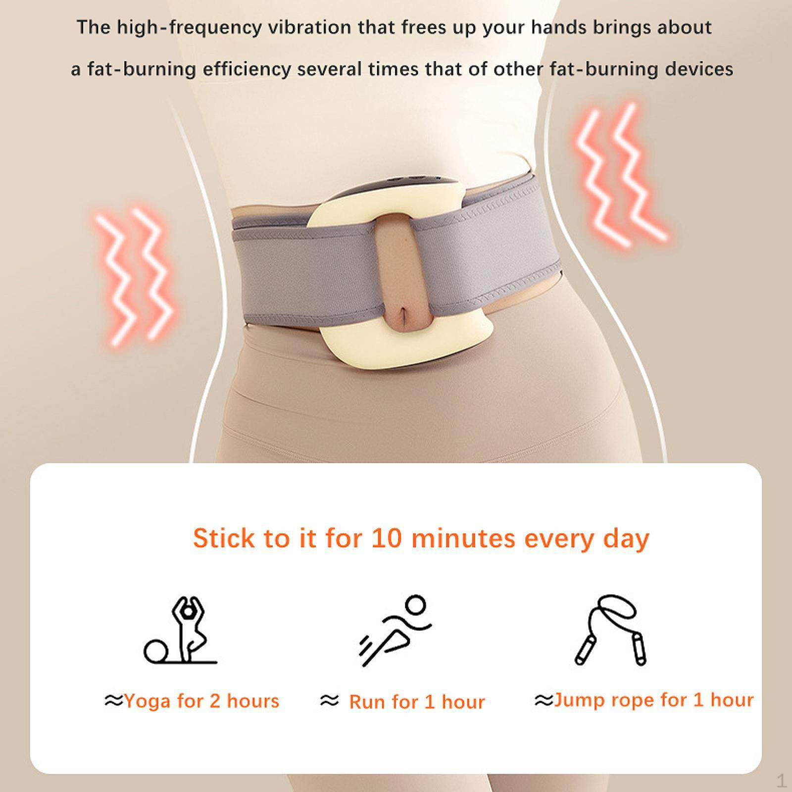 

Portable Body Vibration Massager Muscle for Women Athletes Home Gym білий