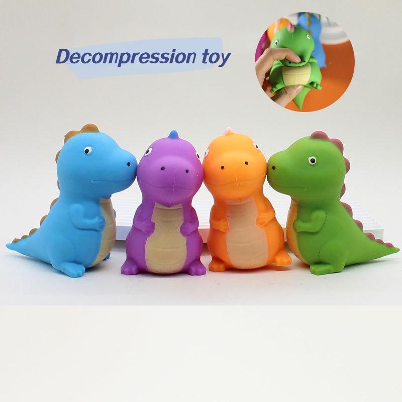 Cute And Fun Dinosaur Stress Relief Toy For Children Perfect For Squeezing And Playing Made Of Soft Plastic From Zhejiang Province