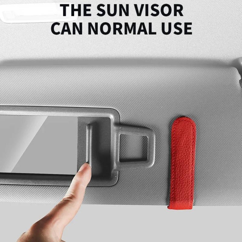 Portaocchiali da Sole per Aletta Parasole Auto Clip Porta Biglietti Tessere Supporto per BMW Serie 1 2 3 4 5 6 7 8 GT X1 X2 X3 X4 X5 X6 X7 IX3