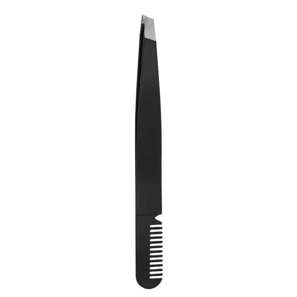 Pro Plastic Eyebrow Tweezer Anti Static Safe Electronic Industrial Maintenance Tools Multifunctional Women Beauty Nail Tools