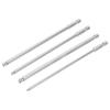 4 Stück Sechskantschraubendreher-Bit-Set S2 Stahl Magnetisch Metrisch Kugelkopf Sechskantbits 1/4 Zoll Sechskant-Schaft 150mm