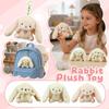 Handmade Plush Stuffed Animal Bunny Soft Toy Cute Cartoon Character Plushie for Kids Toddlers and Collectors Suitable for Home Decoration and Gift