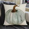 Fall Decor Pillow Cover Soft Wear Resistant Non-Fading Square Thanksgiving Pumpkin Farmhouse Pillowcase Cushion Cover