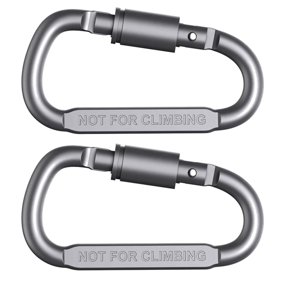 2-20Pcs Mini Carabiner Clips Alluminum Alloy D-ring Buckle Spring Snap Clip Hooks Keychain Carabiner for Keys Climbing Tools