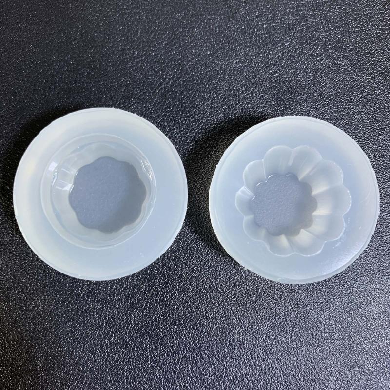 DIY Pudding Ornament Quicksand Silicone Epoxy Mold DIY Keychain Pendant Jewelry Crafting Mould for Valentines Gift