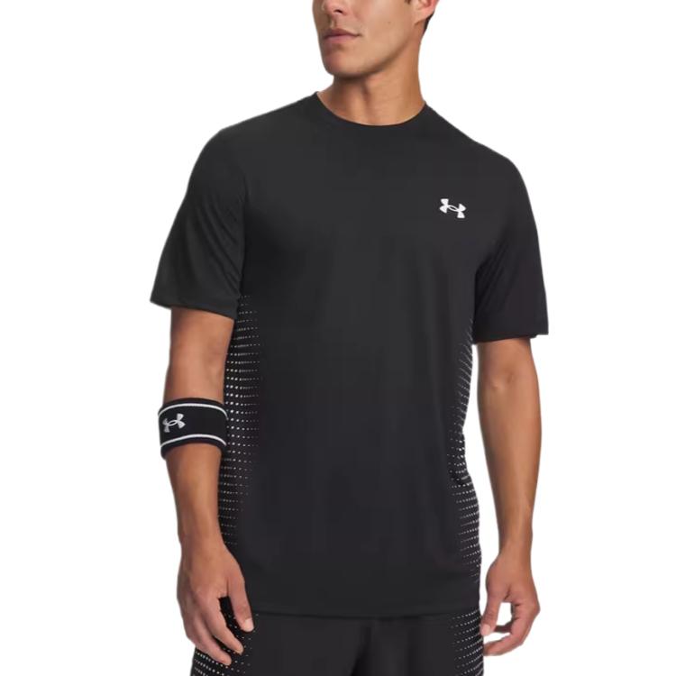 Under Armour SS26 Tech Play Solid Color Crew Neck T-Shirt Men tops 6009833-001 S