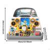 Steering Wheel Busy Board Game with Lights, Sounds Simulated Airplane Cockpit Toy Sensory Activity