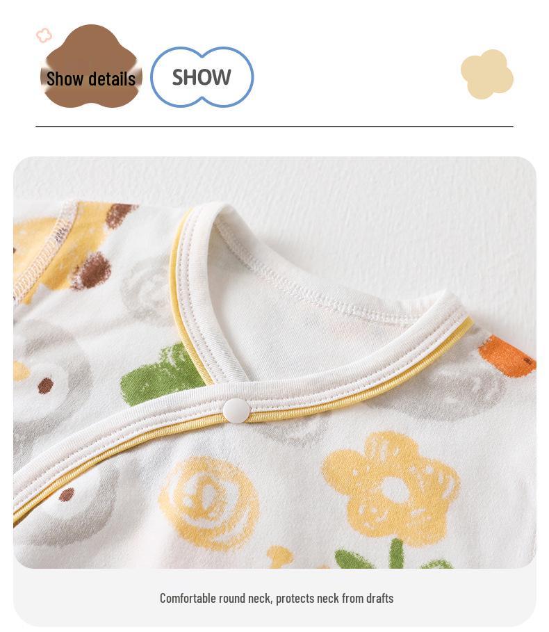 Baby-Body aus reiner Baumwolle - Mönch-Strampler für Neugeborene für alle Jahreszeiten (0-3 Monate)