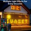Smart LED Curtain Light RGB Fairy Garland Lights APP Control DIY Pattern Music Ambient Lighting for Home Party Christmas Decor
