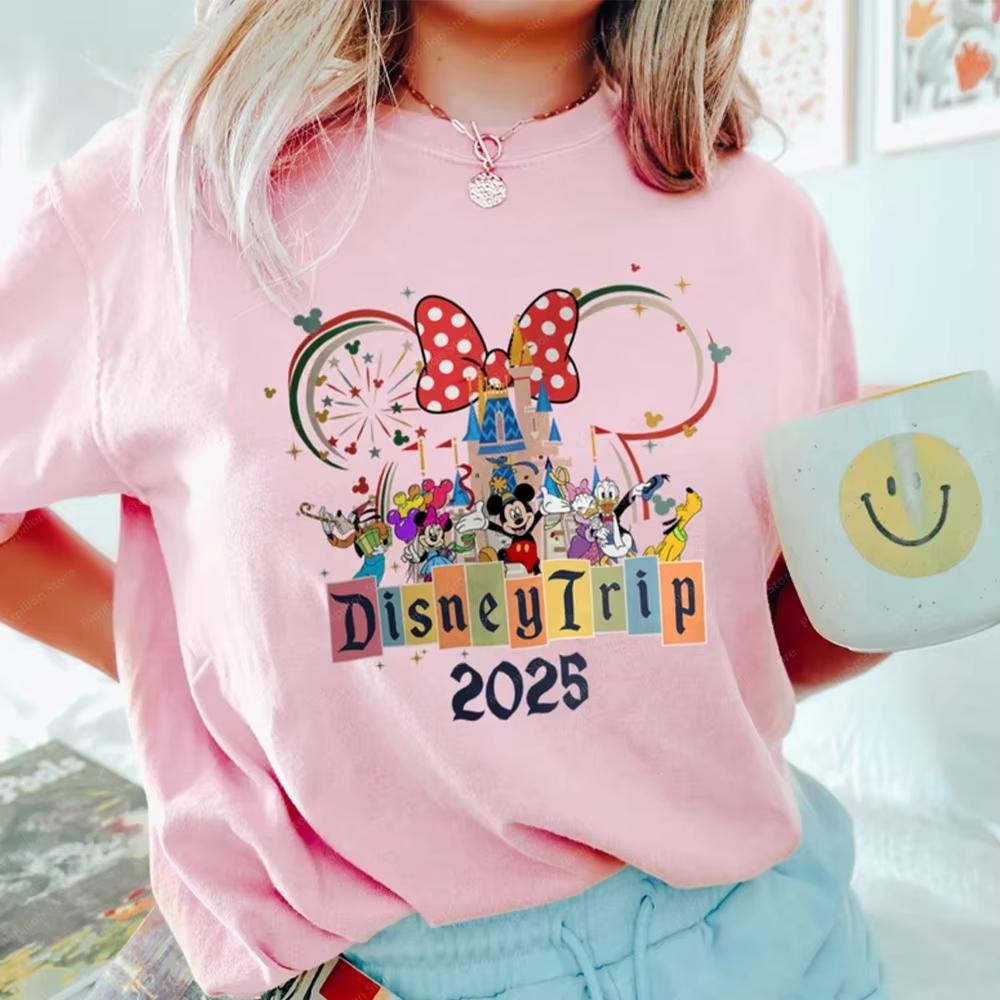 Korte Mouw Mickey Vrienden Minnie Donald Duck Daisy High Fly Pluto Print Ronde Hals Zomer Unisex Casual T-shirt Top