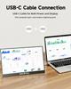 Mobile Monitor Inch Mobile Display with Lightweight IPS LCD Panel Gaming Monitor Switch Monitor Travel Monitor 60Hz HDMI Speaker No Power Adapter
