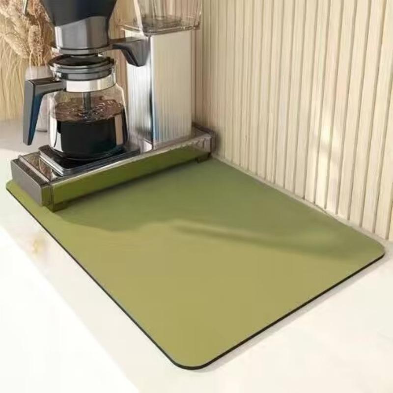 Große Küche Super Saugfähige Matte Kaffee Teller Abtropfmatte Trocknen Matte Schnell Trocknend Badezimmer Abfluss Pad Küche Wasserhahn Tischset
