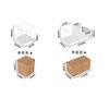 Desktop Disposable Cup Holder Organizer Household Creative Coffee Cup Sugar Bag Tea Bag Storage Box Metal Cup Holder