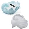 Moules en silicone pour bougies en forme de conque, style océan, pour fabrication de boîtes de rangement, de bijoux, de cire parfumée, faits à la main, pour décoration d'intérieur