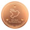 Copper Bird Bath Cleaner Disc 6+ Months Lifespan Physical Water Purifier for Outdoor Garden Bird Water Feeder