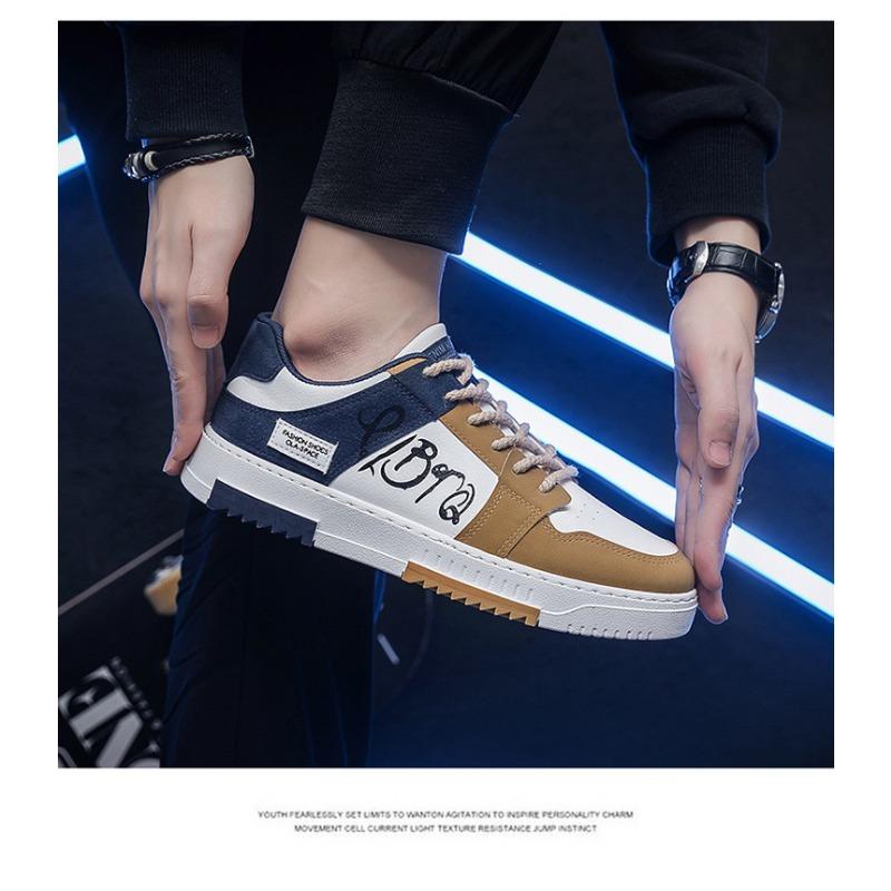 Men's Breathable Canvas Shoes, Versatile Sports Shoes for Male Students, Casual Shoes, Board Shoes