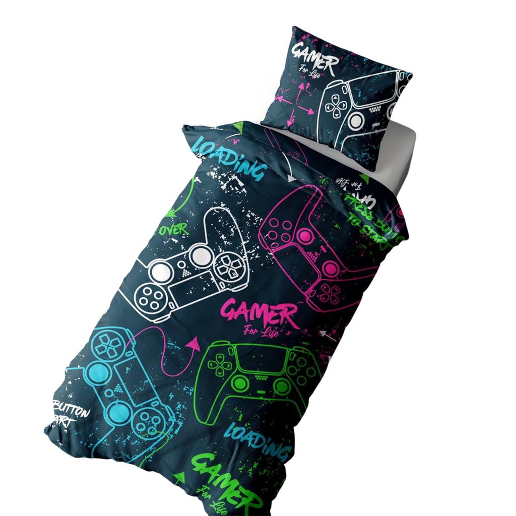 Gamer For Life Game Controller Reversible Duvet Set