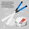 2Pcs Drum Brush Percussion Brushes Snare Brush Jazzes Drum Brushes Professional Nylon Wire Brush with Comfortable Handle