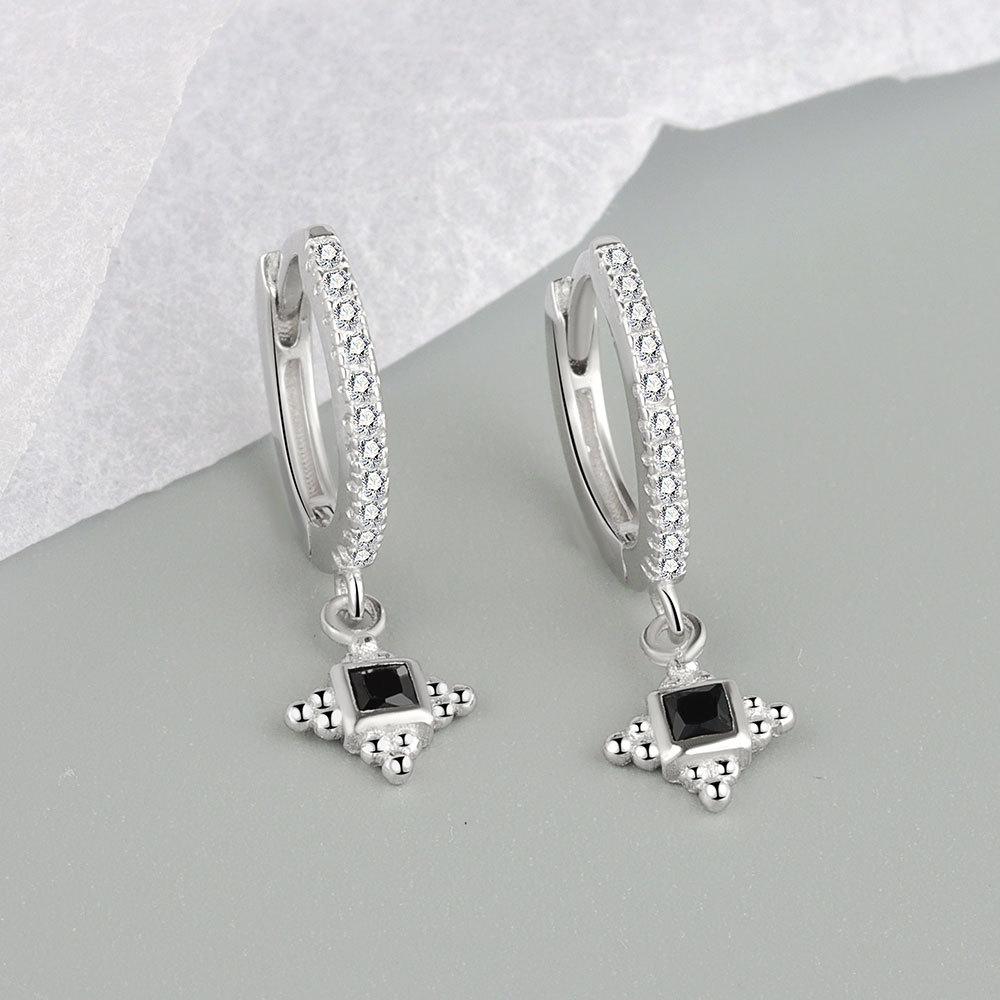 

Танциз стерлингового серебра 925 пробы циркон серьги серьги-капли для женщин подарки на свадьбу серебряный