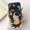 Para Funda Nothing Phone 3A A059 Lindo Dibujo Animado Panda Astronauta Silicona Suave Negro Mate Cubierta Para Nothing Phone3a Pro A059P Fundas