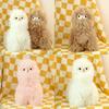 Cute Fluffy Alpaca Plush Toy White Brown Pink Purple Sofa Cushion Gift 40cm/50cm/80cm
