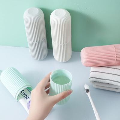 Travel Portable Toothbrush Toothpaste Holder Storage Case Box Organizer Household Storage Cup Outdoor Holder Bathroom Accessorie