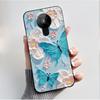 Printing Pattern Case For Nokia 5.3/Nokia 5.4/Nokia 3.4 Coque Soft Silicone Black Shell Cover Cute Flower Cartoon Casing Fundas