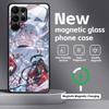 Wuthering Waves Hiyuki Phone Case For Samsung S26 S25 S24 S23 S22 S21 Plus Ultra Note20 Glass Magnetic Case