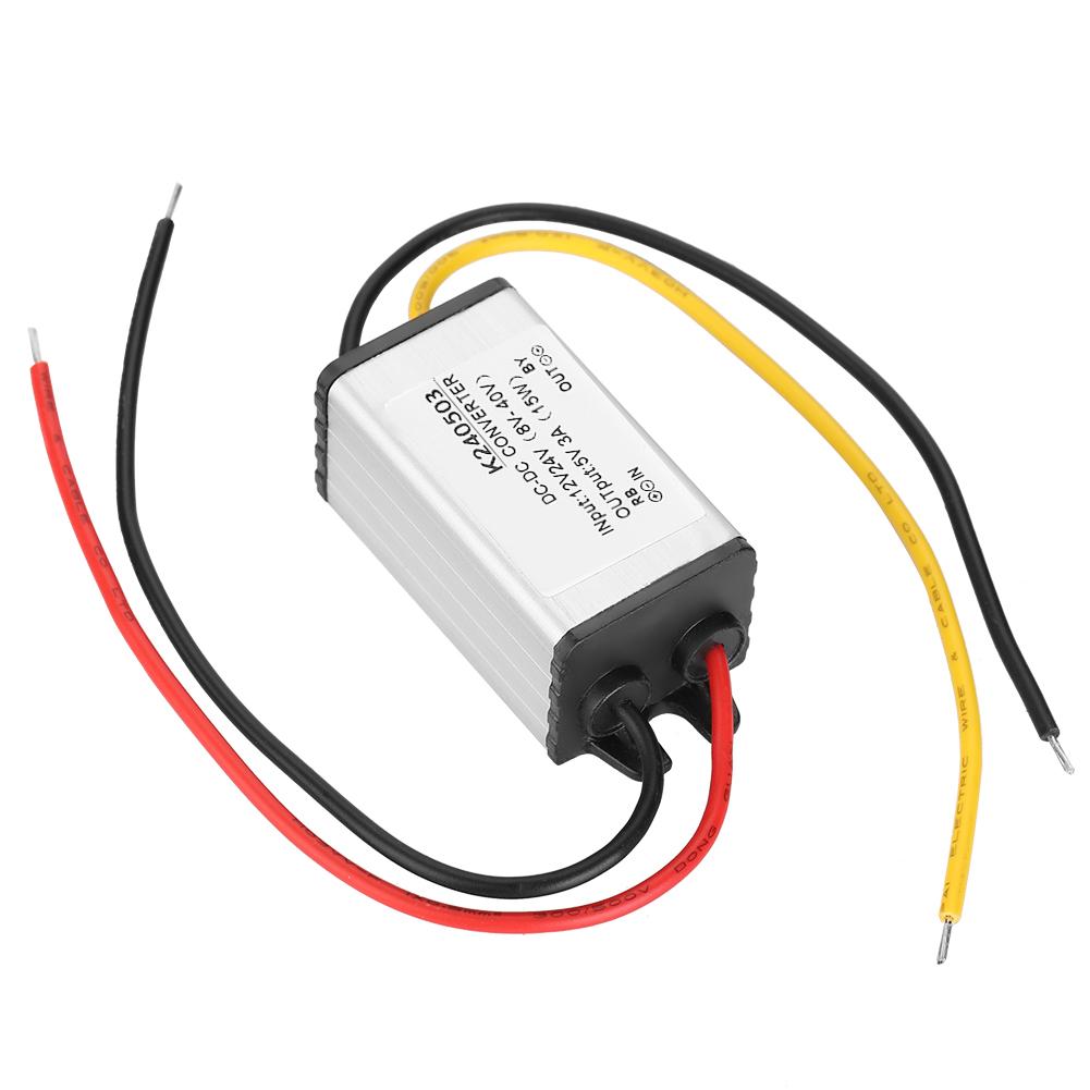 Convertisseur Buck DC DC 12V 24V vers 5V 3A Module d'alimentation abaisseur