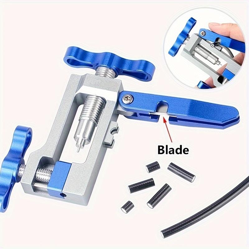 2 In 1 MTB Road Bicycle Hydraulic Hose Cutters Needle Insert Tool Driver Disc Brake Hose Cable Cutter Tools For BH59/BH63/H90