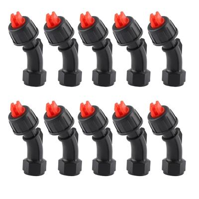 Pack of 10 Agricultural Electric Sprayed Nozzles Durability Plastic Precise Sprayed for Gardening and Farming Equipment