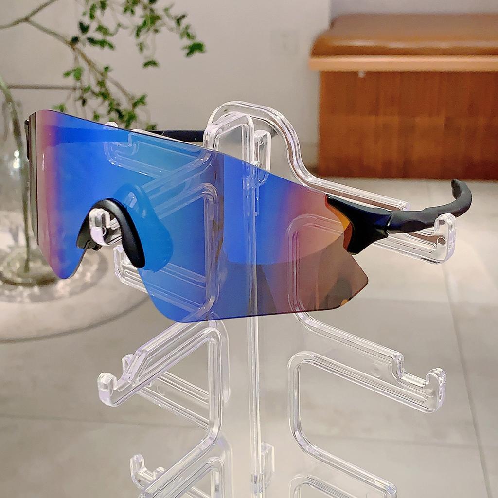 Outdoor Brand Sports Sunglasses Men  New In Oversized Mirror Riding Goggle Trendy Futuristic Cycling Women Shades