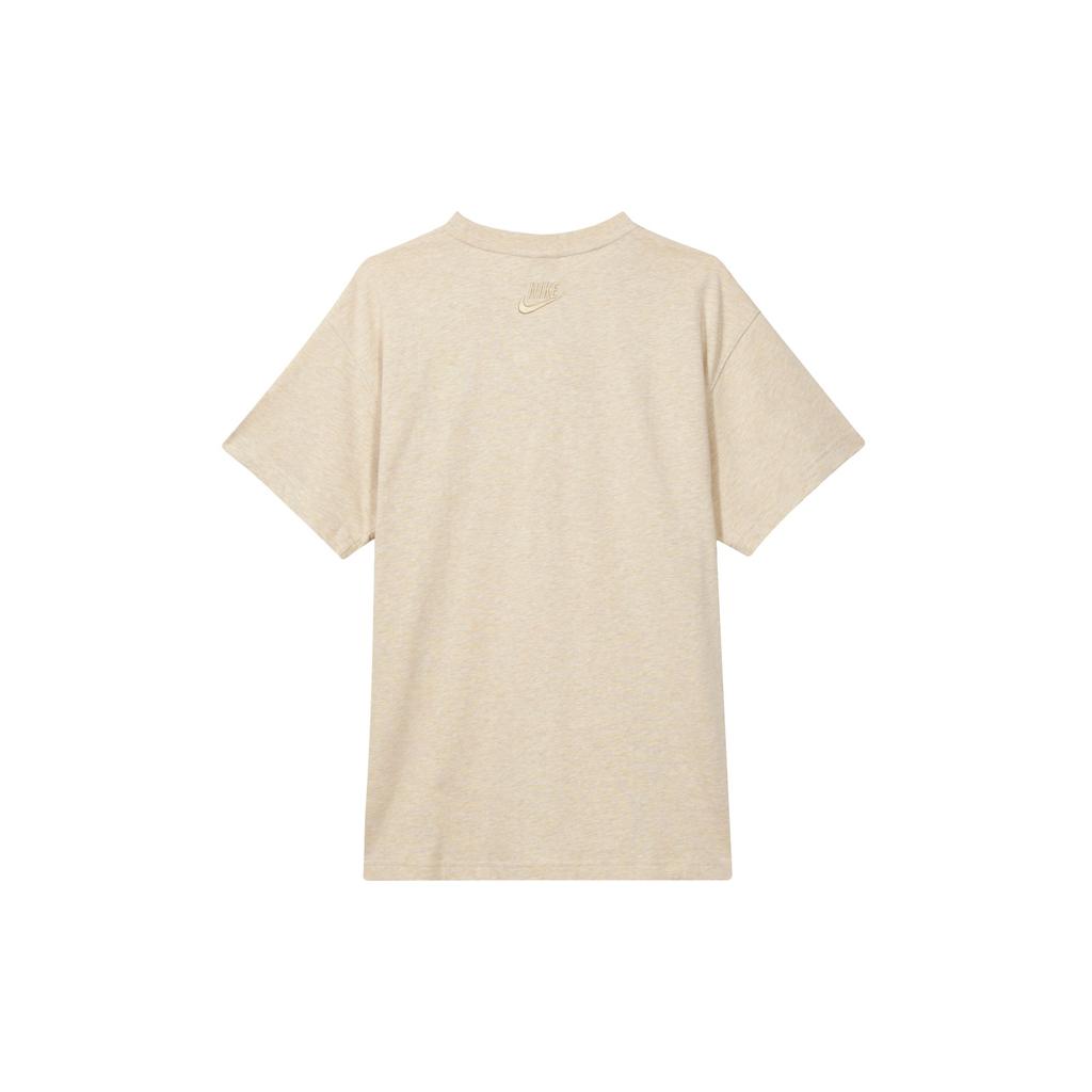 Nike Alphanumeric Crew Neck Casual Short Sleeve T-Shirt With Drop Shoulders Men Tops Sesame-Brown FV1400-252