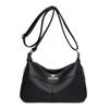 Women's Bag Summer New Large-capacity Soft Leather Messenger Bag Lychee Pattern Retro Fashion Shoulder Bag