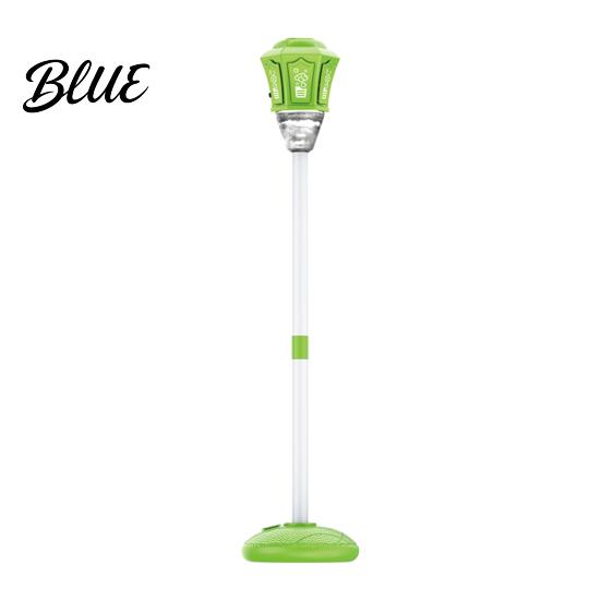 2-in-1 Bubble Machine with Music Light Adjustable Height 3-in-1 Outdoor Party Blower With Stakes for Weddings Birthdays Camping Rechargeable
