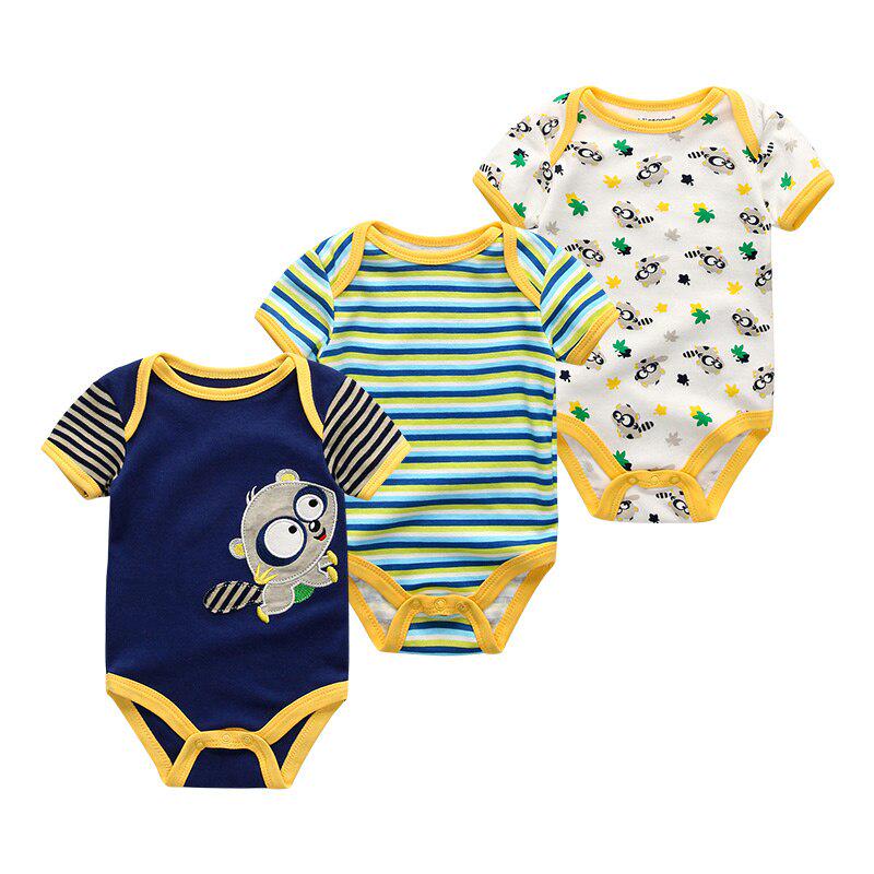 Baby Clothes Infant Bodysuits Short Sleeve Toddler Clothing Boy Girls Clothes Baby Rompers Costumes