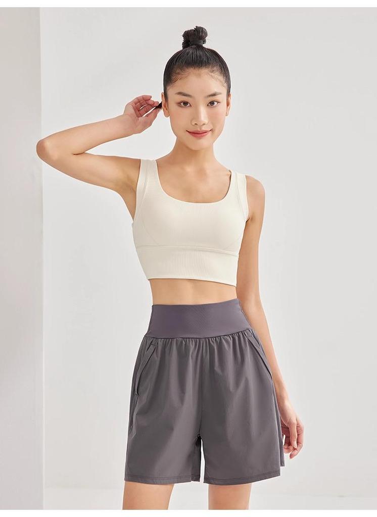 Women's Quick-Dry High-Waist Yoga Shorts - Breathable & Tummy-Control