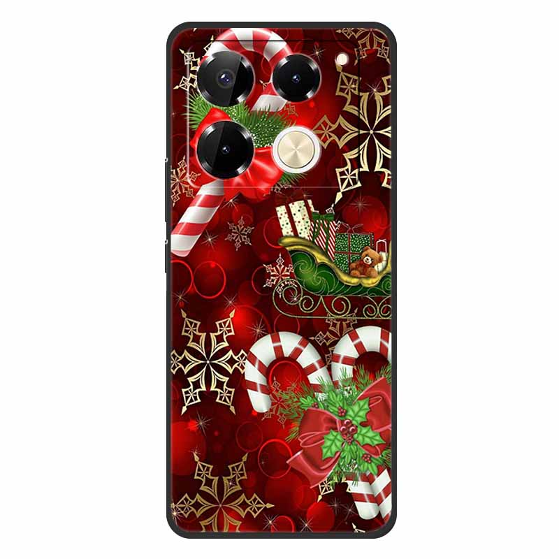 2024 Christmas Phone Cases For Infinix Note 40 Pro 4G 5G Cases Soft TPU Silicone For Note 30 4G  5G  Infinix Note 40Pro 30Pro 4G