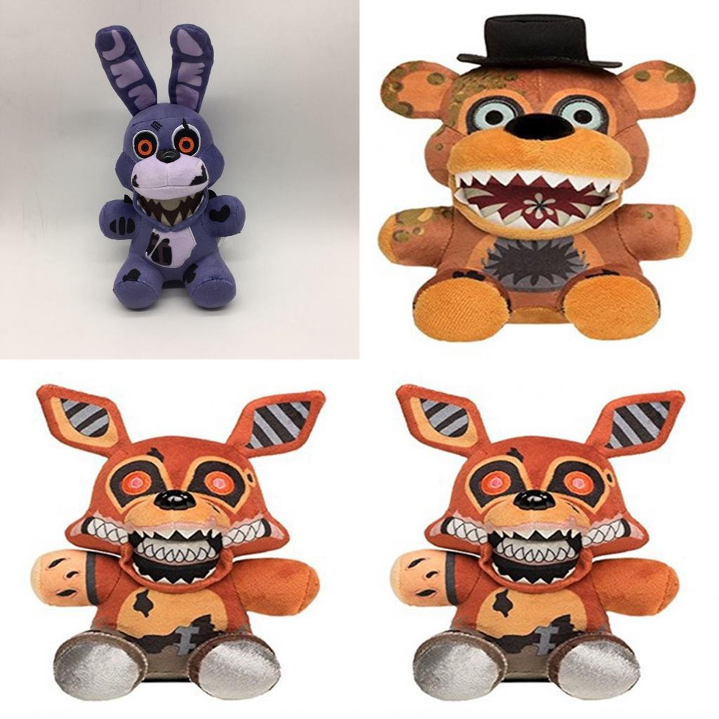 Five Nights At Freddy's Plush Toy Soft Stuffed Animal Chica Bonny Foxy Kids Gift 18cm