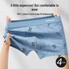 Mao Ren Men's 10A Antibacterial Pure Cotton Boxer Briefs 4-Pack